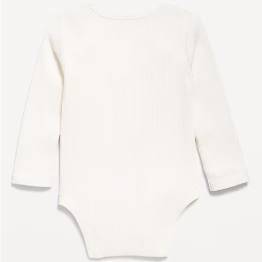 [Bundle 5/$20] Old Navy Unisex Long-Sleeve Ribbed Bodysuit